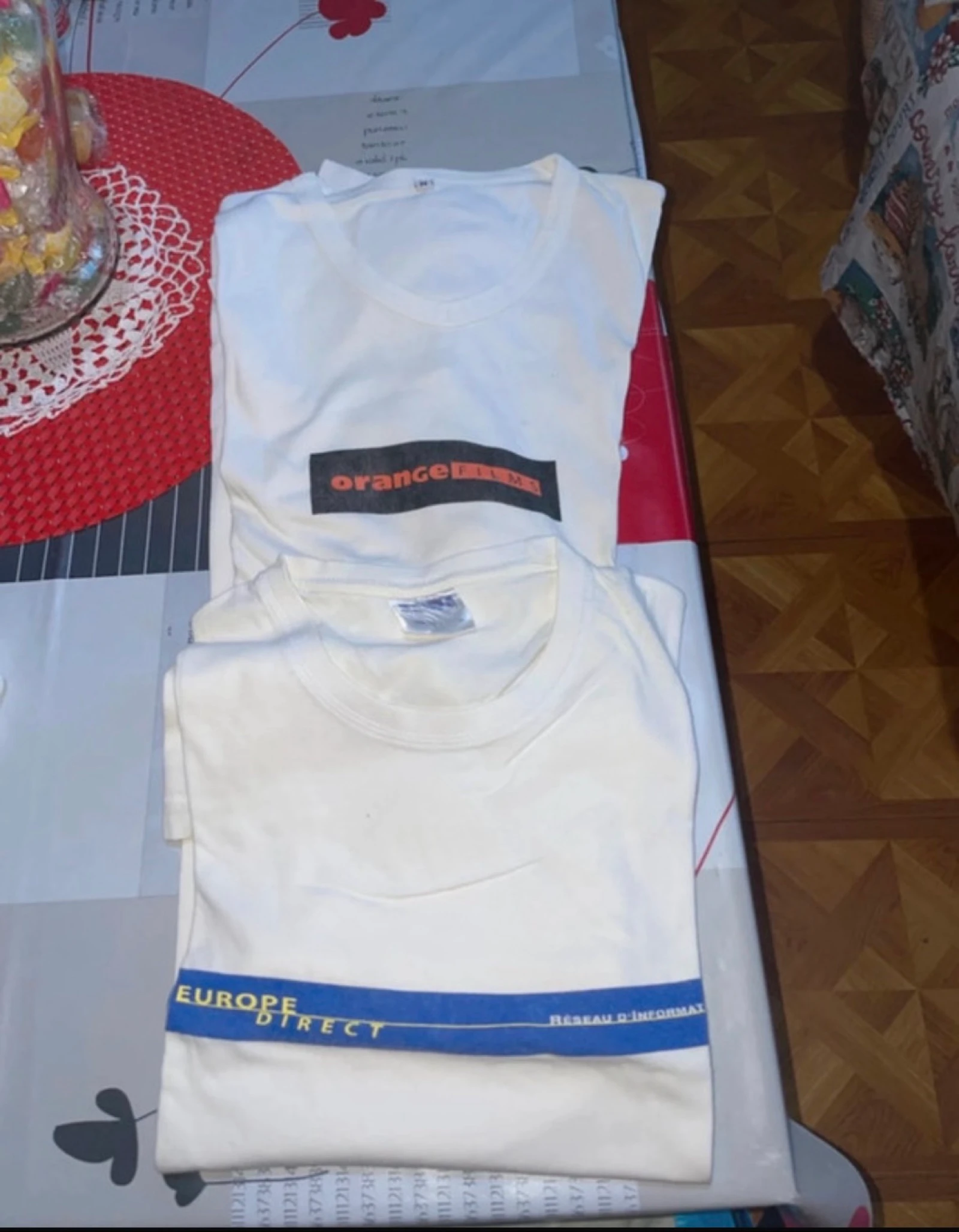 Tee shirt publicitaire vintage mixte
